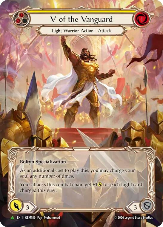 Image for V of the Vanguard (Marvel) [GEM Pack 6] (GEM) - Flesh and Blood TCG