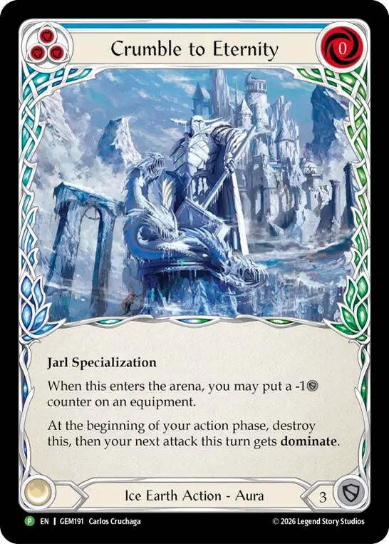 Image for Crumble to Eternity [GEM Pack 6] (GEM) - Flesh and Blood TCG