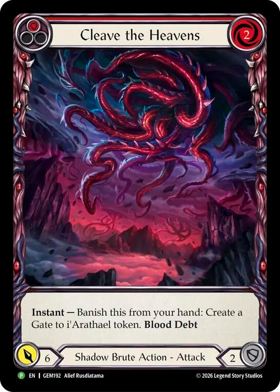 Image for Cleave the Heavens [GEM Pack 6] (GEM) - Flesh and Blood TCG