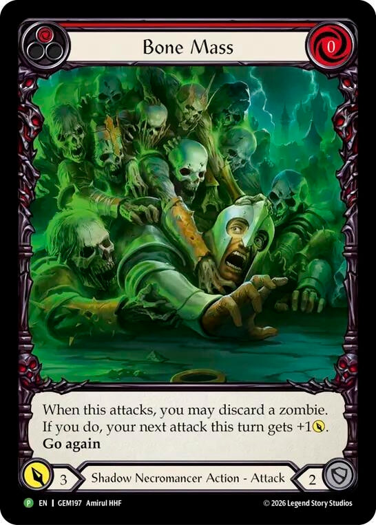 Image for Bone Mass [GEM Pack 6] (GEM) - Flesh and Blood TCG