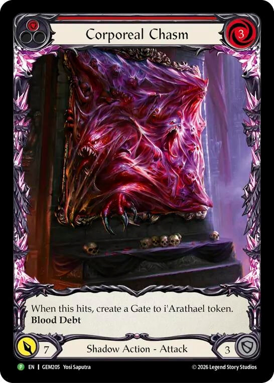 Image for Corporeal Chasm [GEM Pack 6] (GEM) - Flesh and Blood TCG