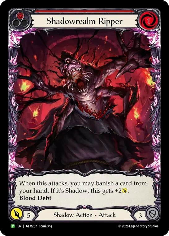 Image for Shadowrealm Ripper [GEM Pack 6] (GEM) - Flesh and Blood TCG