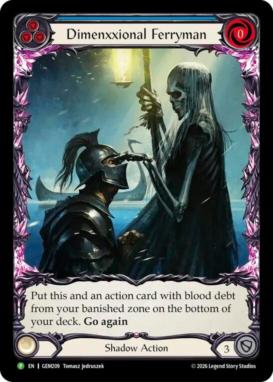Image for Dimenxxional Ferryman [GEM Pack 6] (GEM) - Flesh and Blood TCG