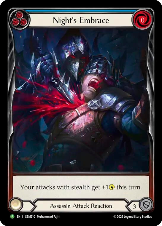 Image for Night's Embrace [GEM Pack 6] (GEM) - Flesh and Blood TCG