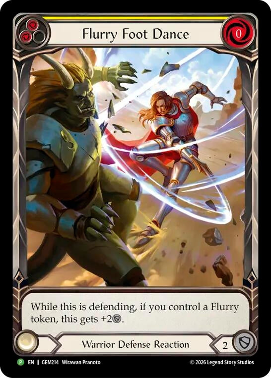 Image for Flurry Foot Dance [GEM Pack 6] (GEM) - Flesh and Blood TCG
