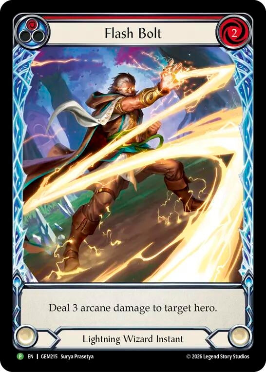 Image for Flash Bolt [GEM Pack 6] (GEM) - Flesh and Blood TCG