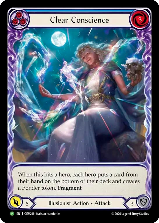 Image for Clear Conscience [GEM Pack 6] (GEM) - Flesh and Blood TCG