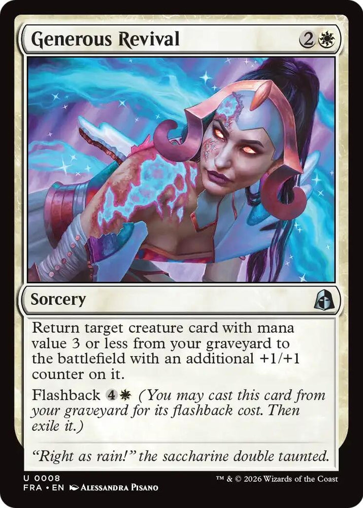 Image for Generous Revival (8) [Reality Fracture] (FRA) - Magic: The Gathering