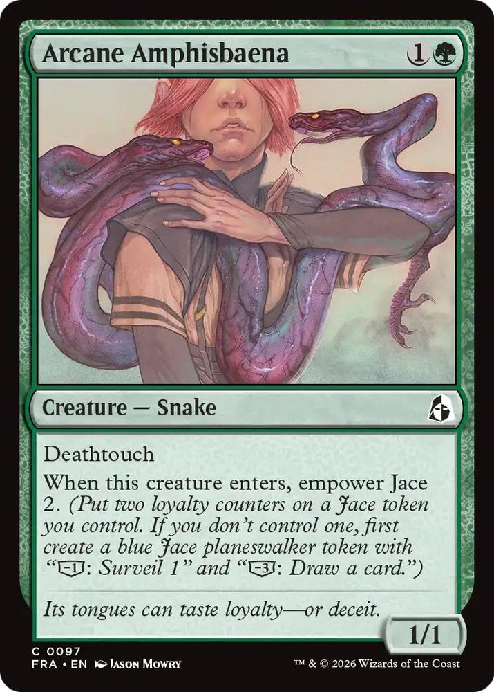 Image for Arcane Amphisbaena (97) [Reality Fracture] (FRA) - Magic: The Gathering
