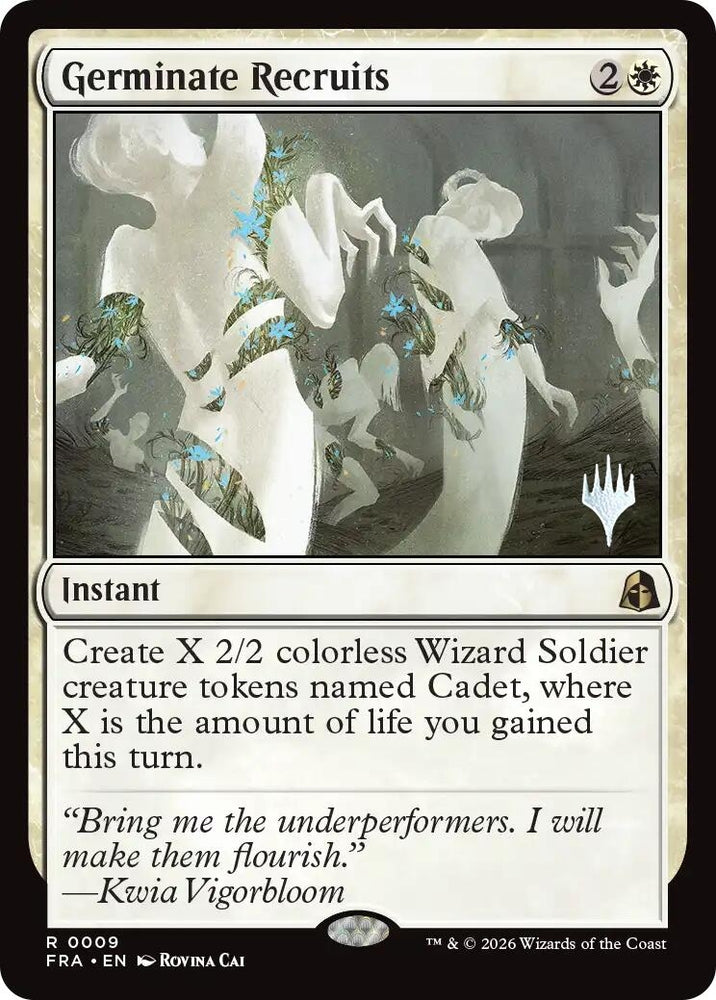 Image for Germinate Recruits [Promo Pack: Reality Fracture] (PPFRA) - Magic: The Gathering