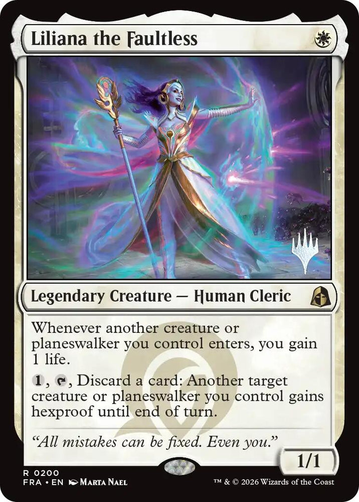 Image for Liliana the Faultless [Promo Pack: Reality Fracture] (PPFRA) - Magic: The Gathering