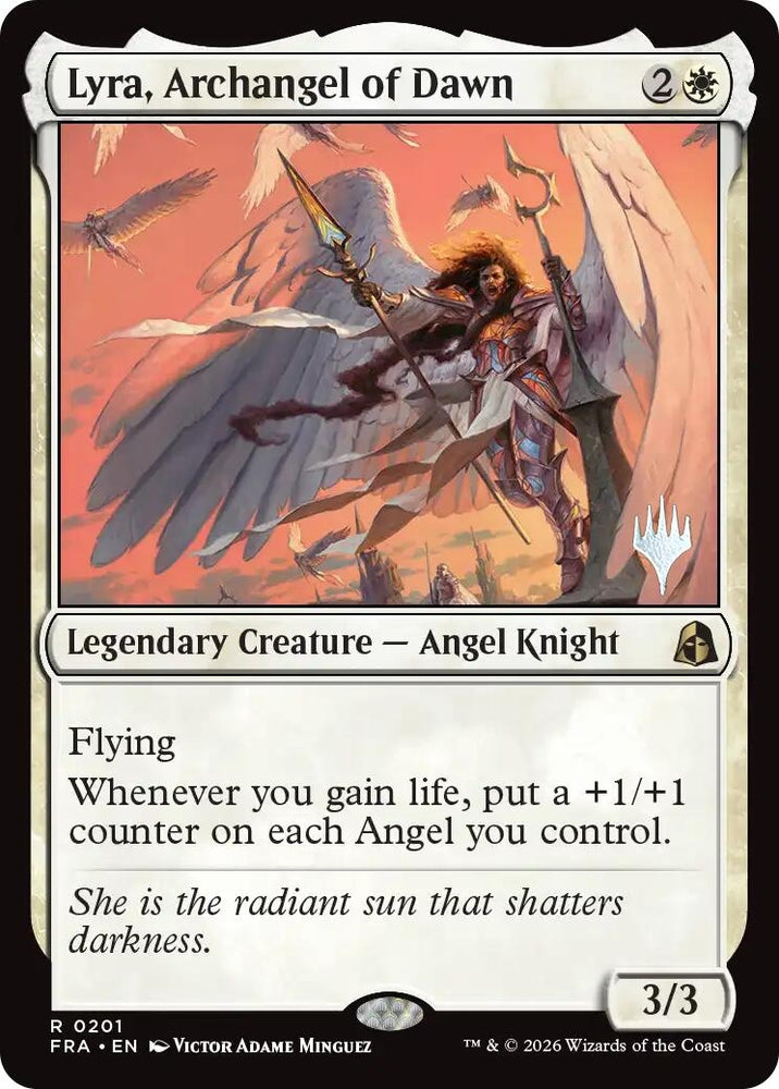 Image for Lyra, Archangel of Dawn [Promo Pack: Reality Fracture] (PPFRA) - Magic: The Gathering