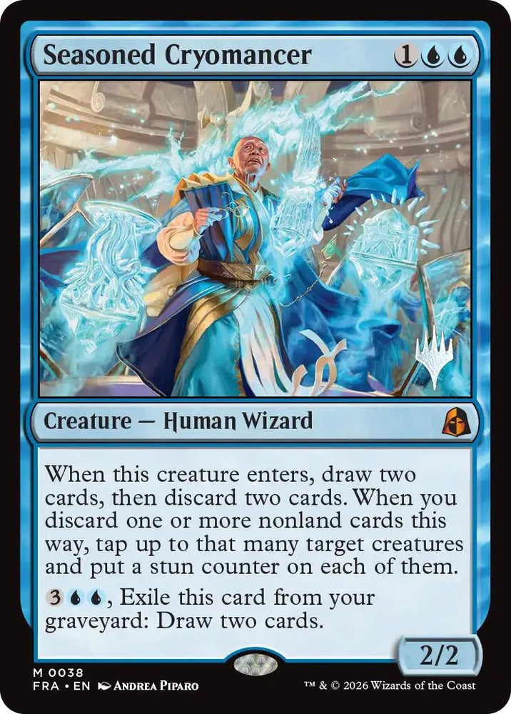 Image for Seasoned Cryomancer [Promo Pack: Reality Fracture] (PPFRA) - Magic: The Gathering