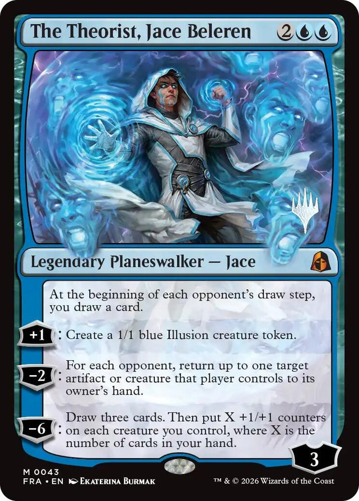 Image for The Theorist, Jace Beleren [Promo Pack: Reality Fracture] (PPFRA) - Magic: The Gathering