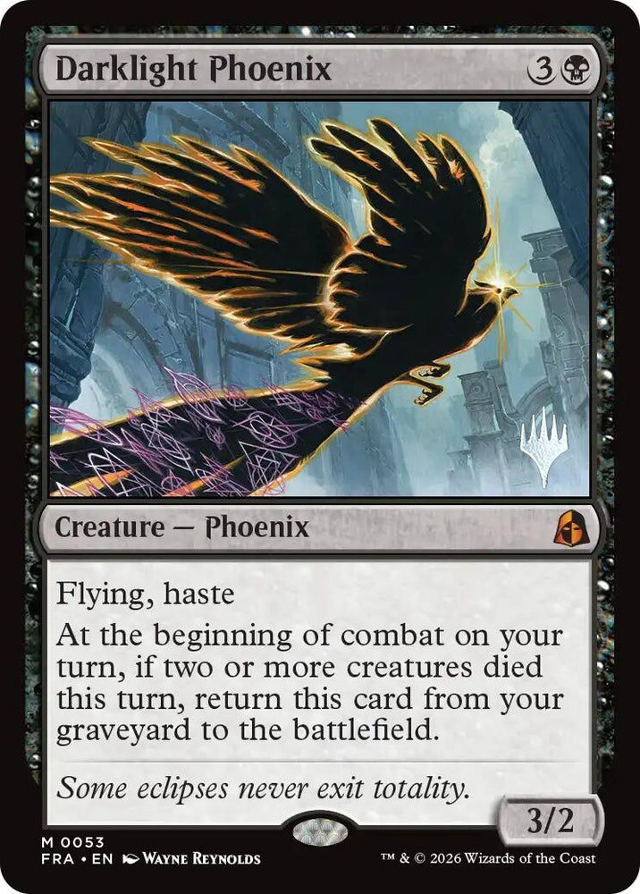 Image for Darklight Phoenix [Promo Pack: Reality Fracture] (PPFRA) - Magic: The Gathering