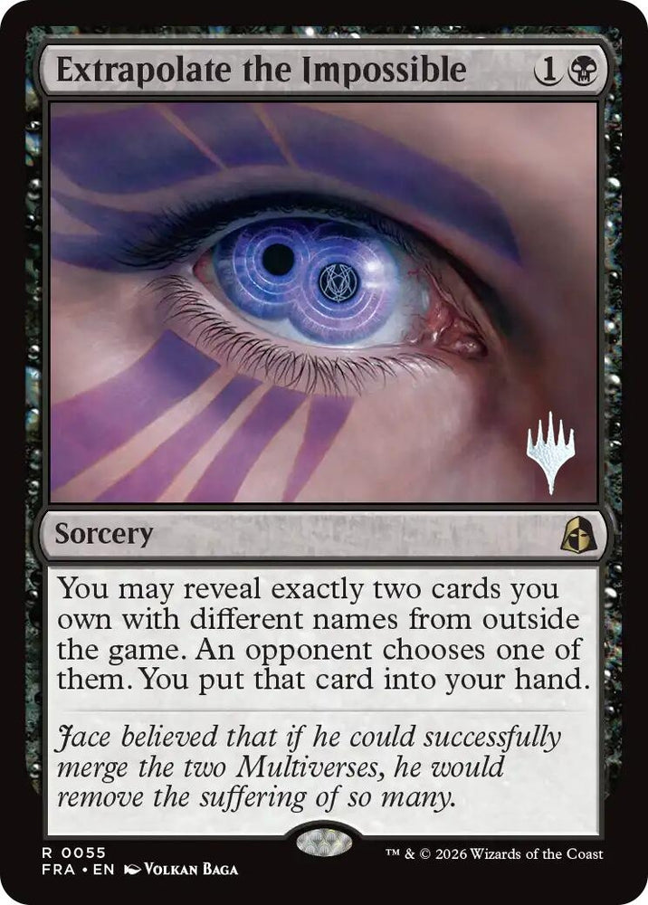 Image for Extrapolate the Impossible [Promo Pack: Reality Fracture] (PPFRA) - Magic: The Gathering