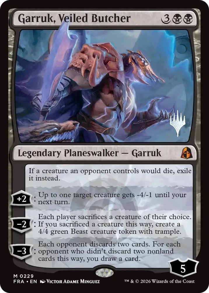 Image for Garruk, Veiled Butcher [Promo Pack: Reality Fracture] (PPFRA) - Magic: The Gathering