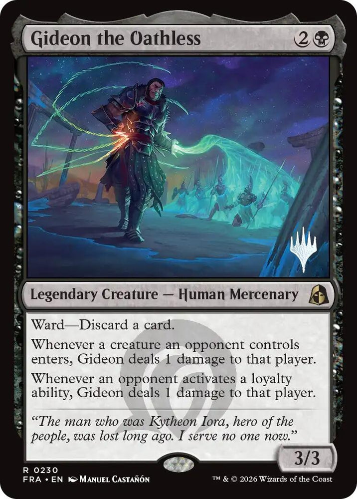 Image for Gideon the Oathless [Promo Pack: Reality Fracture] (PPFRA) - Magic: The Gathering