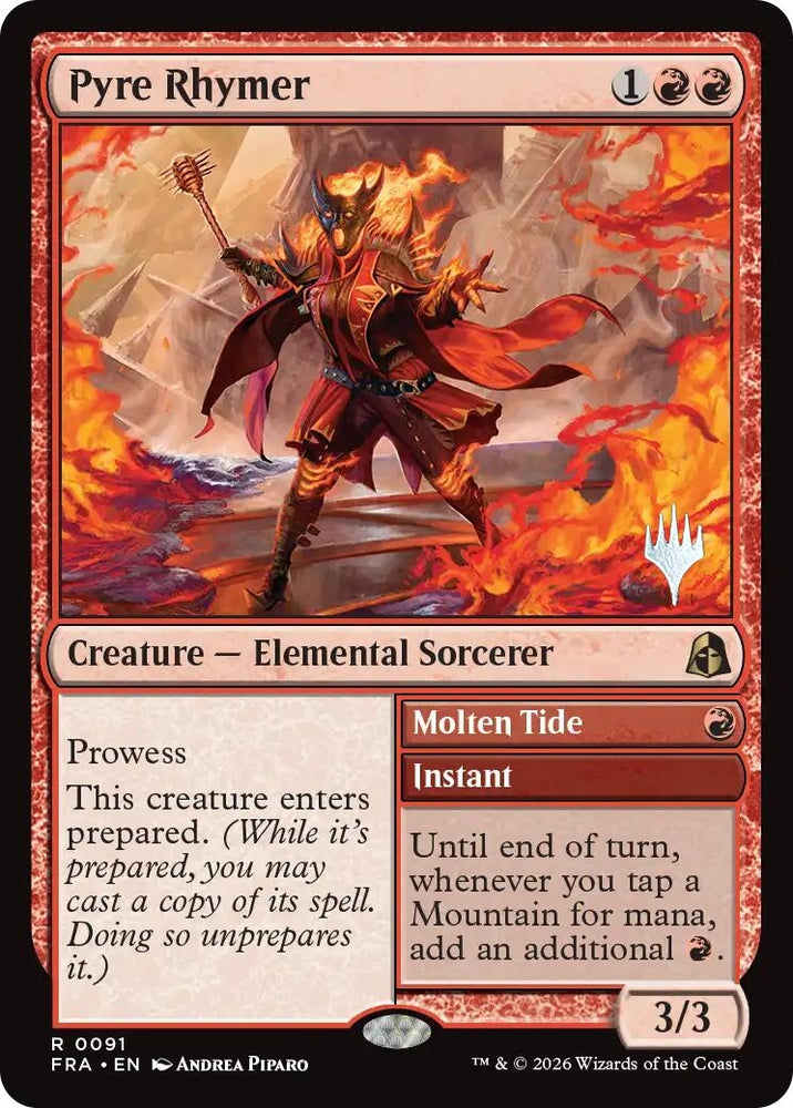 Image for Pyre Rhymer [Promo Pack: Reality Fracture] (PPFRA) - Magic: The Gathering