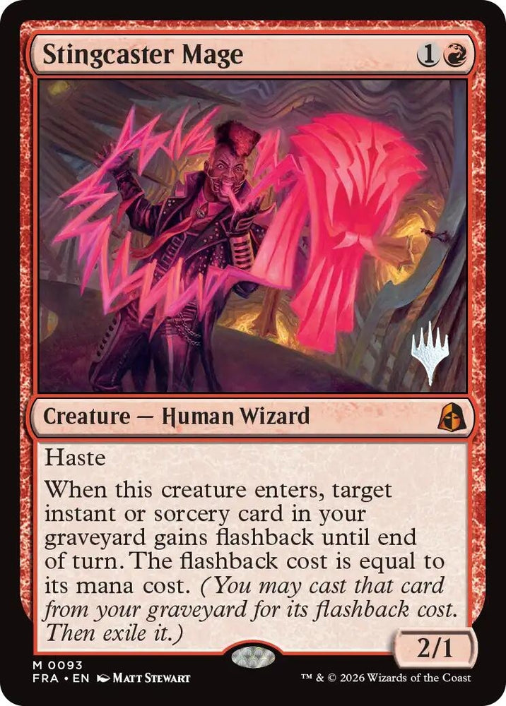 Image for Stingcaster Mage [Promo Pack: Reality Fracture] (PPFRA) - Magic: The Gathering