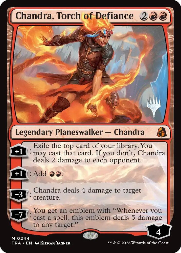Image for Chandra, Torch of Defiance [Promo Pack: Reality Fracture] (PPFRA) - Magic: The Gathering