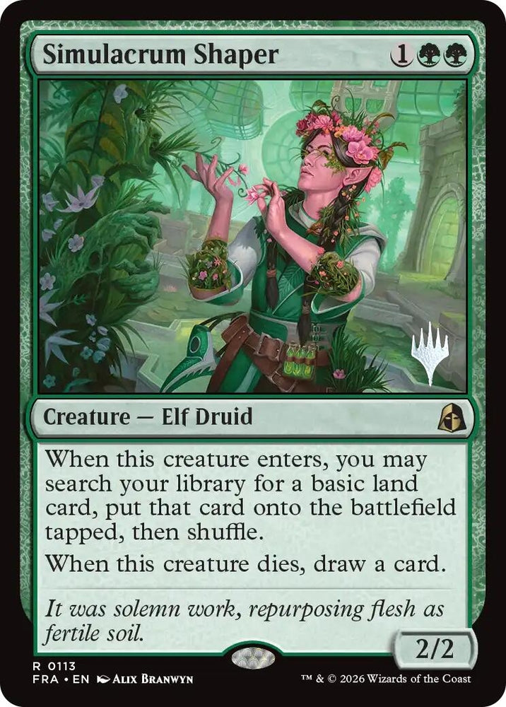 Image for Simulacrum Shaper [Promo Pack: Reality Fracture] (PPFRA) - Magic: The Gathering