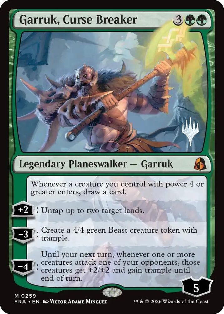 Image for Garruk, Curse Breaker [Promo Pack: Reality Fracture] (PPFRA) - Magic: The Gathering