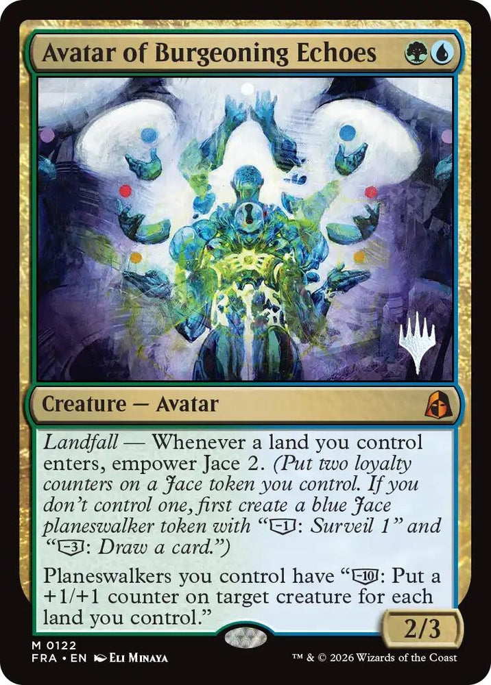 Image for Avatar of Burgeoning Echoes [Promo Pack: Reality Fracture] (PPFRA) - Magic: The Gathering