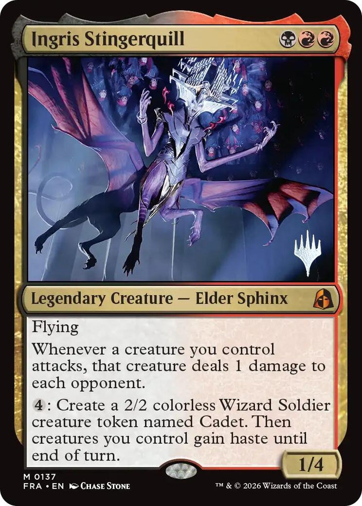 Image for Ingris Stingerquill [Promo Pack: Reality Fracture] (PPFRA) - Magic: The Gathering