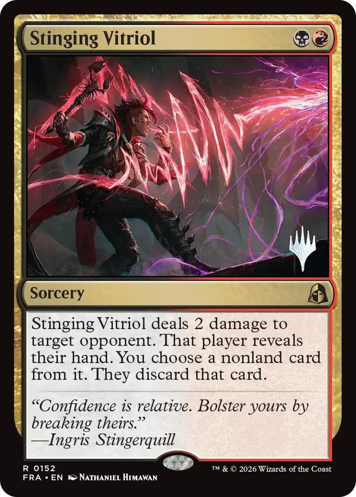 Image for Stinging Vitriol [Promo Pack: Reality Fracture] (PPFRA) - Magic: The Gathering