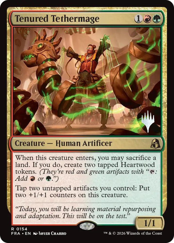Image for Tenured Tethermage [Promo Pack: Reality Fracture] (PPFRA) - Magic: The Gathering