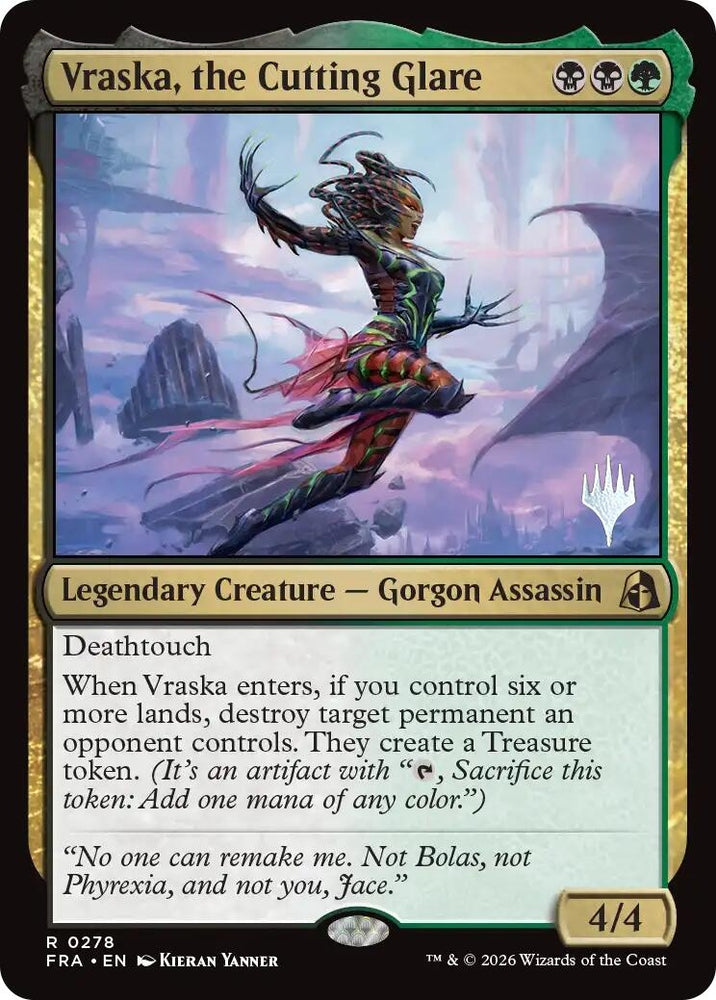 Image for Vraska, the Cutting Glare [Promo Pack: Reality Fracture] (PPFRA) - Magic: The Gathering