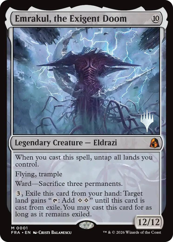 Image for Emrakul, the Exigent Doom [Promo Pack: Reality Fracture] (PPFRA) - Magic: The Gathering