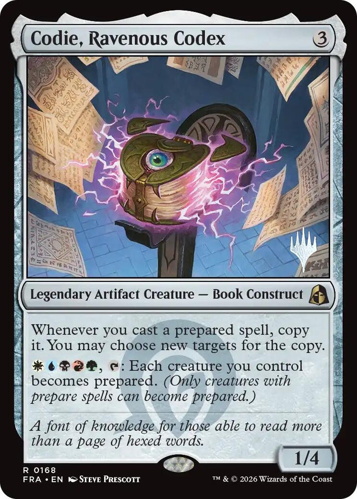 Image for Codie, Ravenous Codex [Promo Pack: Reality Fracture] (PPFRA) - Magic: The Gathering