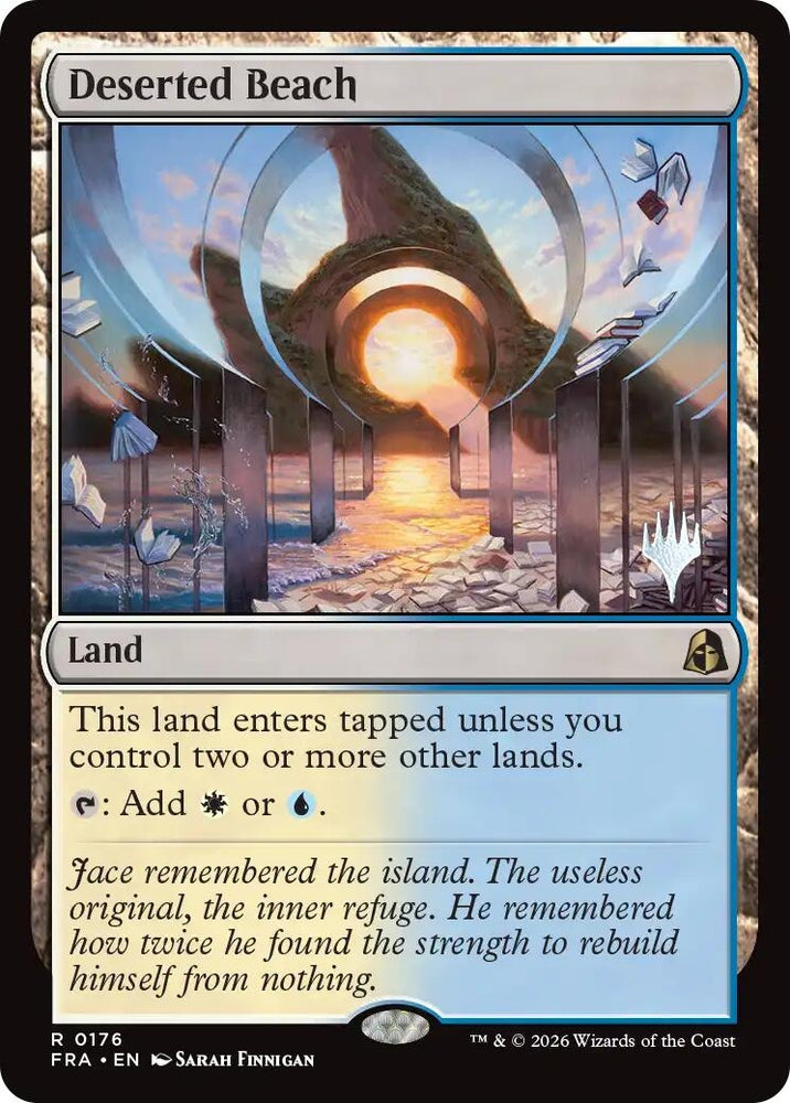 Image for Deserted Beach [Promo Pack: Reality Fracture] (PPFRA) - Magic: The Gathering
