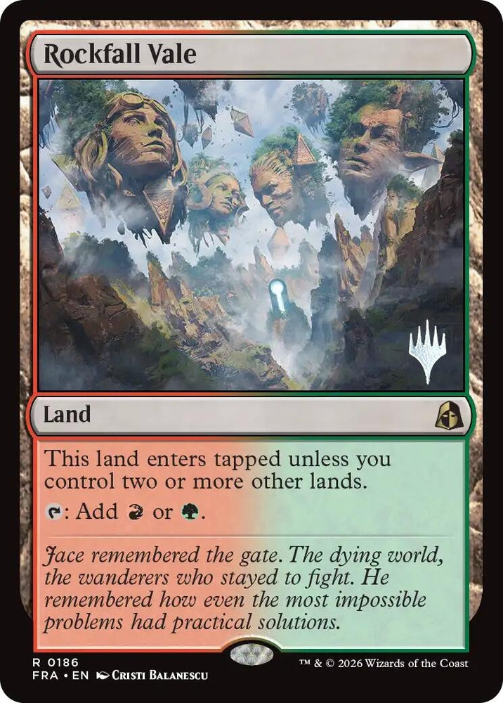 Image for Rockfall Vale [Promo Pack: Reality Fracture] (PPFRA) - Magic: The Gathering