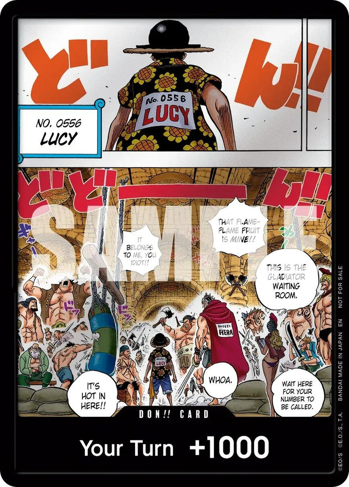 Image for DON!! Card (Flame-Flame Fruit Coliseum) [One Piece Promotion Cards] (OP-PR) - One Piece Card Game
