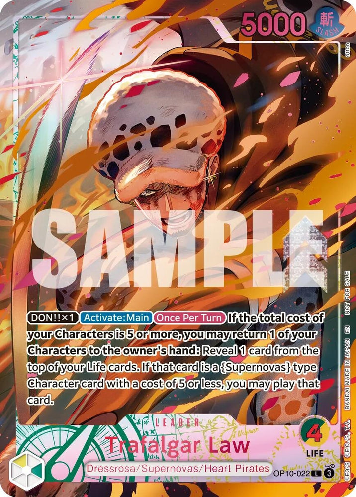 Image for Trafalgar Law (Flame-Flame Fruit Coliseum) [One Piece Promotion Cards] (OP-PR) - One Piece Card Game