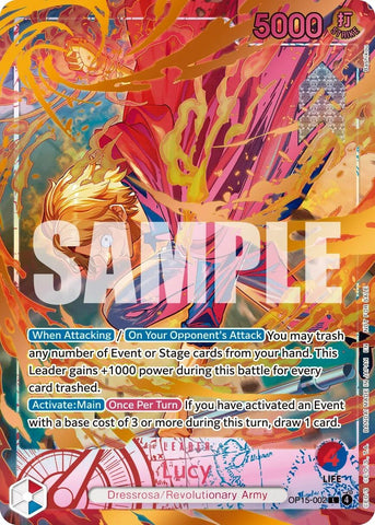 Image for Lucy (Flame-Flame Fruit Coliseum) [One Piece Promotion Cards] (OP-PR) - One Piece Card Game