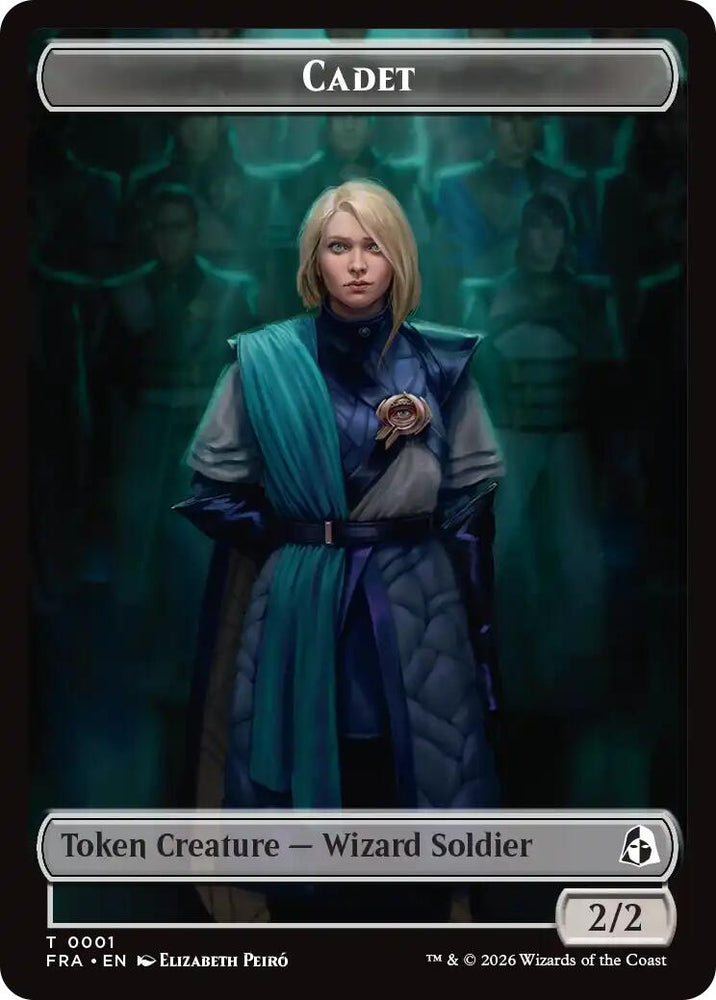 Image for Cadet // Beast Double-Sided Token [Reality Fracture] (FRA) - Magic: The Gathering