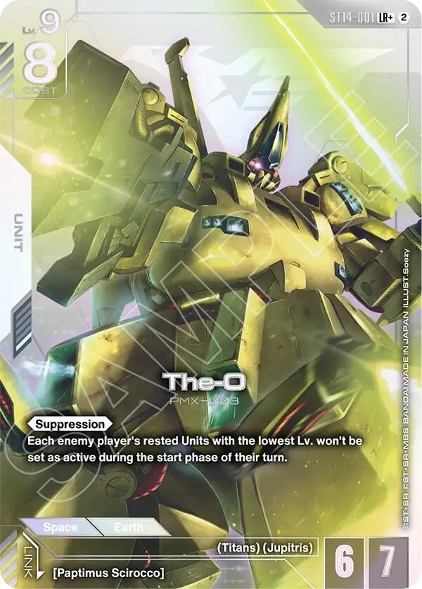 Image for The-O (LR+) [Starter Deck 14: Heavy Dominion] (ST14) - Gundam Card Game