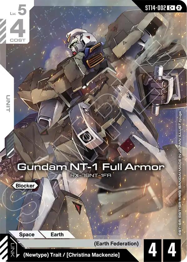 Image for Gundam NT-1 Full Armor (C+) [Starter Deck 14: Heavy Dominion] (ST14) - Gundam Card Game