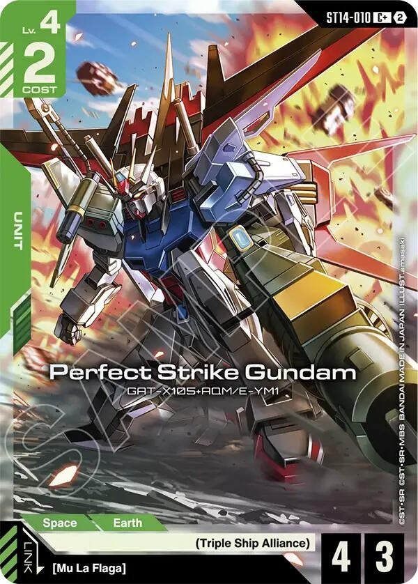 Image for Perfect Strike Gundam (C+) [Starter Deck 14: Heavy Dominion] (ST14) - Gundam Card Game