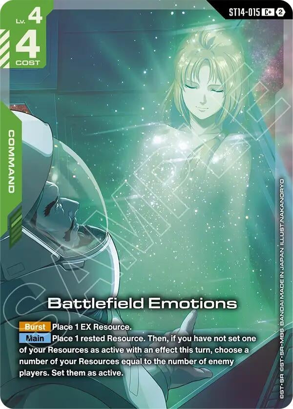 Image for Battlefield Emotions (C+) [Starter Deck 14: Heavy Dominion] (ST14) - Gundam Card Game