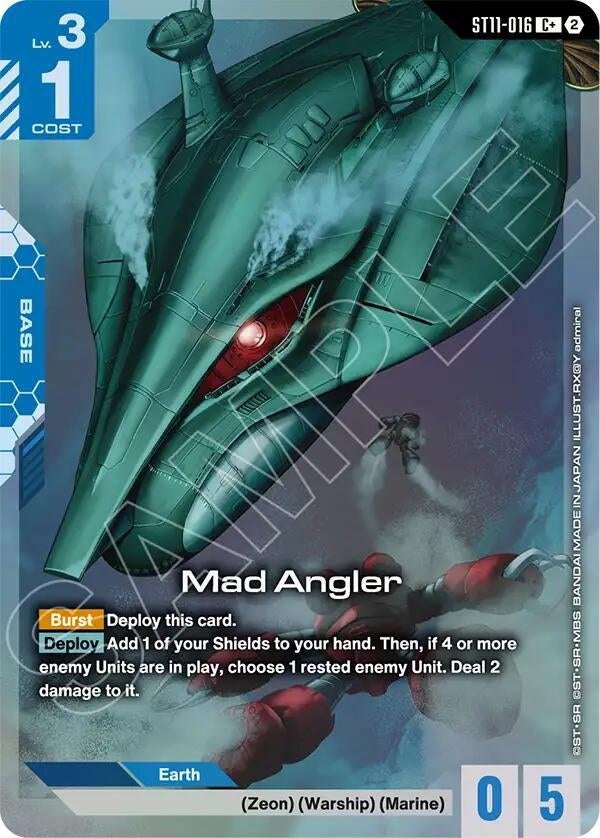 Image for Mad Angler (C+) [Starter Deck 11: Aquatic Assault] (ST11) - Gundam Card Game