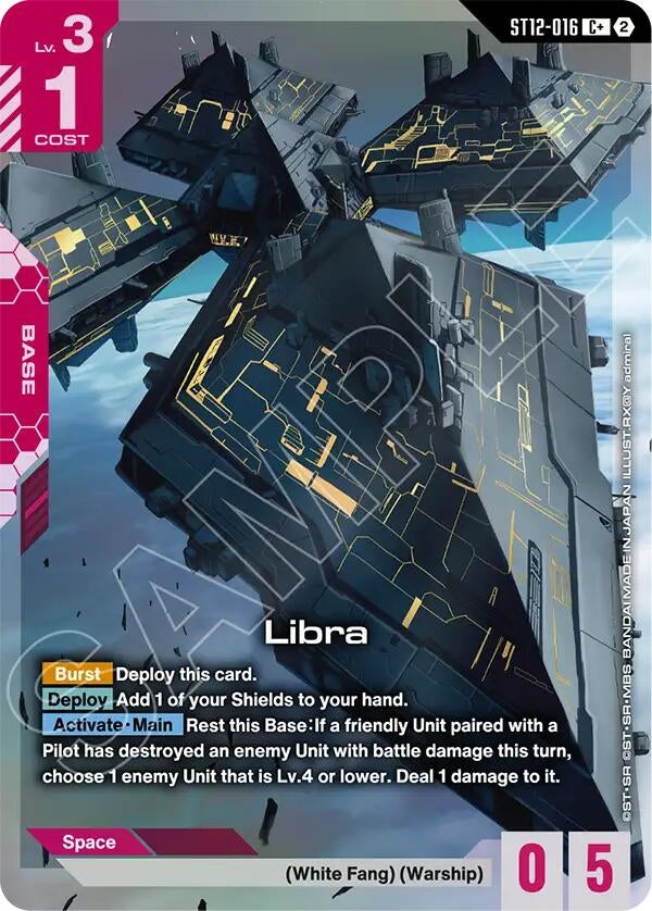 Image for Libra (C+) [Starter Deck 12: Raging Onslaught] (ST12) - Gundam Card Game