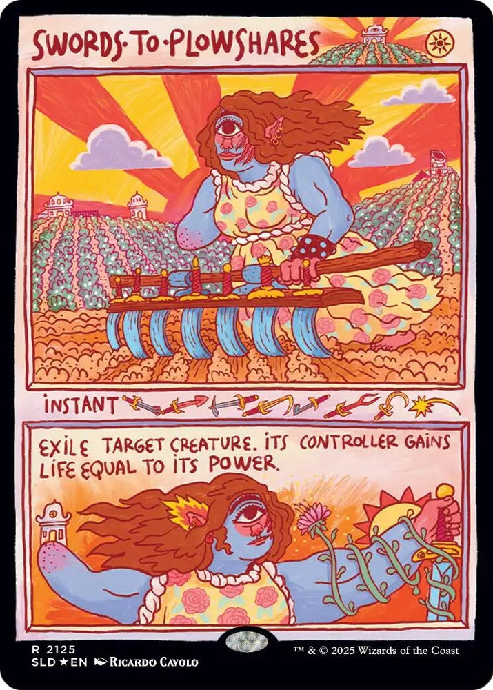 Image for Swords to Plowshares (2125) [Secret Lair Drop Series] (SLD) - Magic: The Gathering