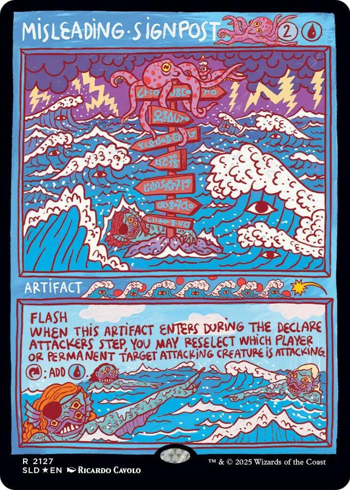 Image for Misleading Signpost [Secret Lair Drop Series] (SLD) - Magic: The Gathering
