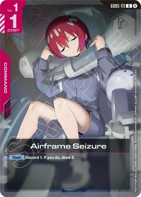 Image for Airframe Seizure (Store Tournament Participation Pack 06) [Gundam Promotional Cards] (GCG-PR) - Gundam Card Game