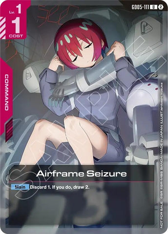 Image for Airframe Seizure (Store Tournament Participation Pack 06) [Gundam Promotional Cards] (GCG-PR) - Gundam Card Game